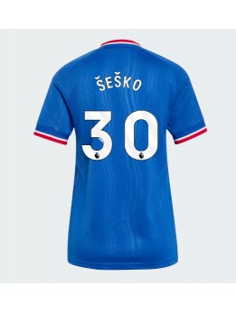 Manchester United Benjamin Sesko #30 Replika Borta Kläder Dam 2026-27 Kortärmad Manchester United Benjamin Sesko #30 Replika Borta Kläder Dam 2026-27 Kortärmad